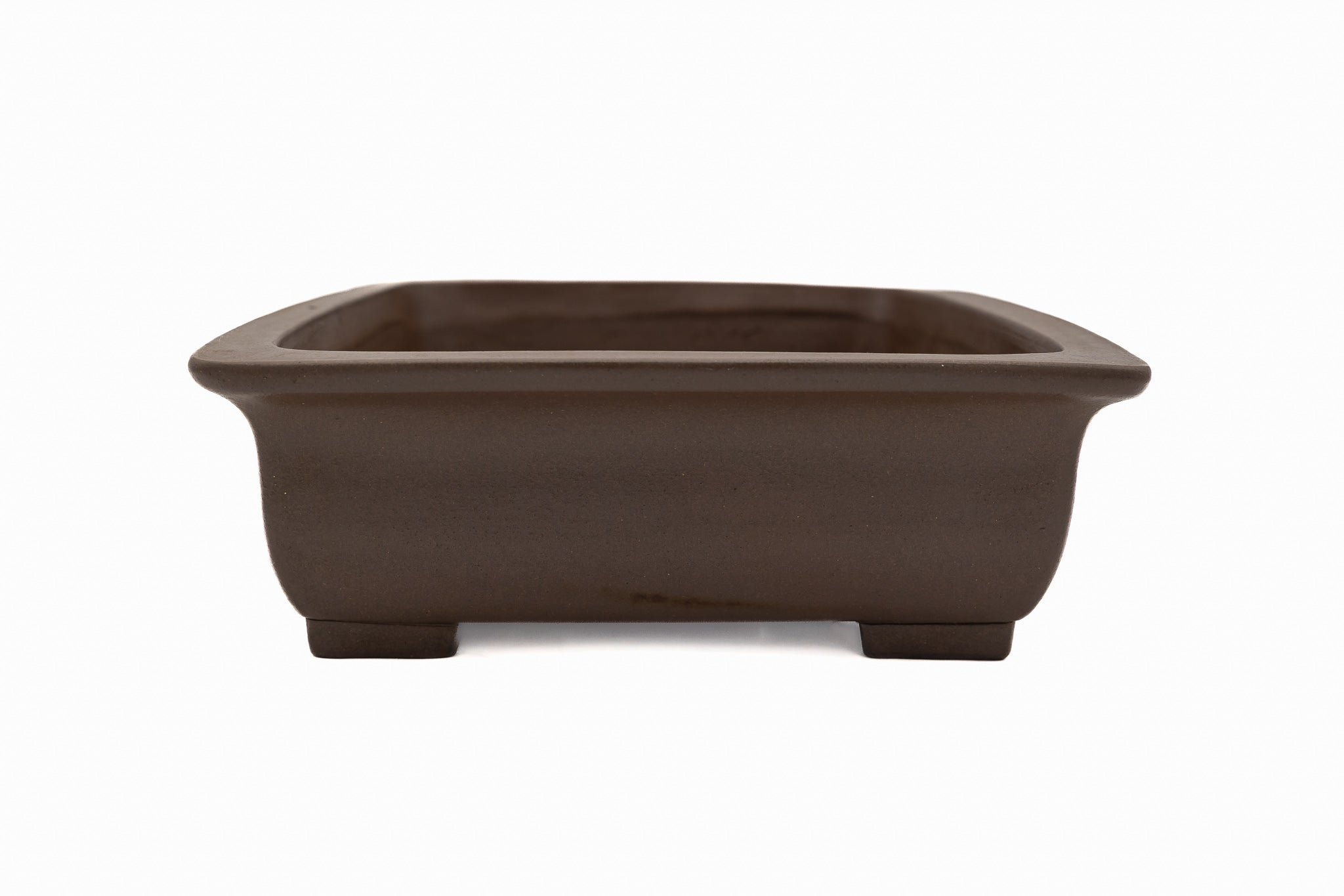 Grande vaso rettangolare per bonsai – Forma audace, bordo piatto invertito, 16x13x4,5 Grande vaso rettangolare per bonsai – Forma audace, bordo piatto invertito, 16x13x4,5